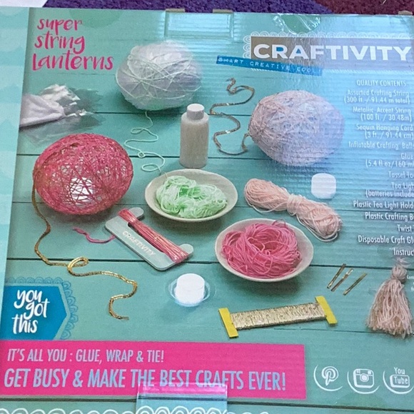 Super String Lanterns craft - Picture 4 of 5